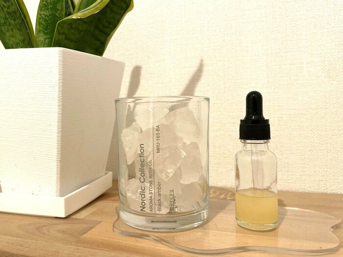 ストーンアロマとアロマをセットで置いてみました