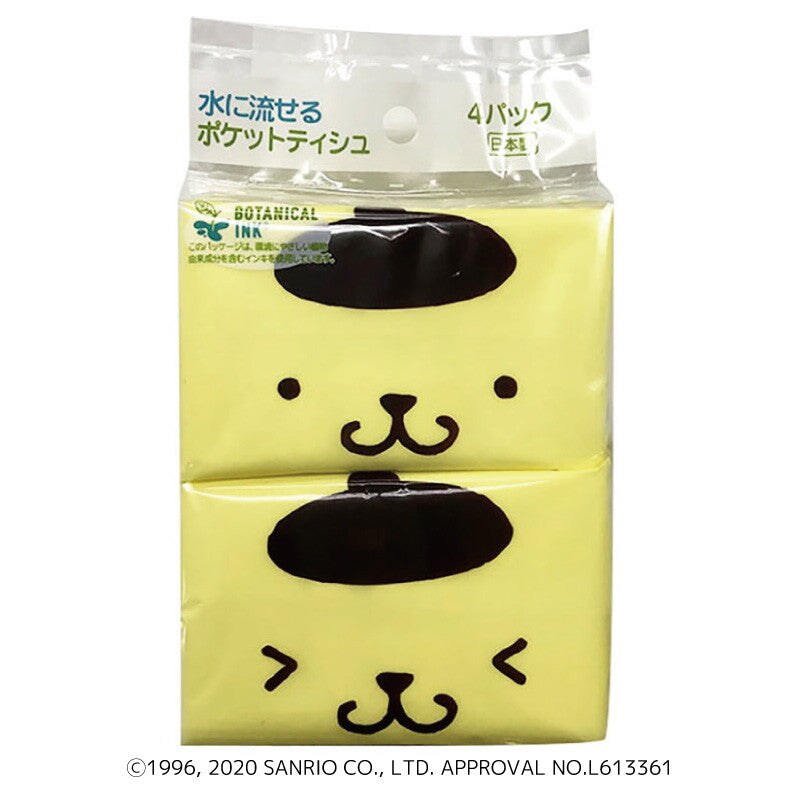出所：公式通販ダイソーネットストア 水に流せるポケットティシュ ポムポムプリン
