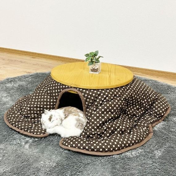 出所：ニトリ公式通販ニトリネット 国産ヒノキを使用したヒーターなしネコちゃんこたつ