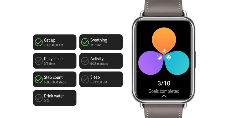 出所：ファーウェイ・ジャパン公式「HUAWEI WATCH FIT 2」