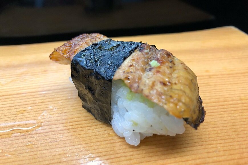 天然ウナギの握り