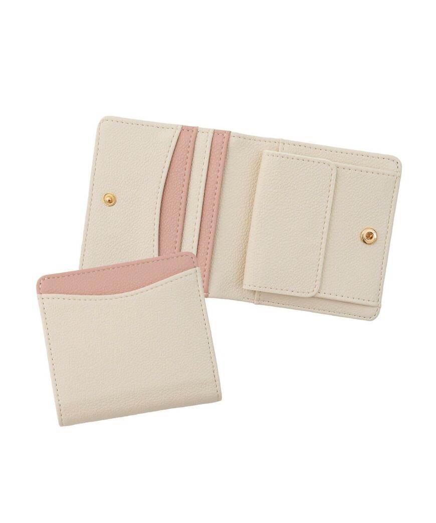 出所：パルグループ公式ファッション通販サイト 3COINS 2つ折りバイカラーウォレット