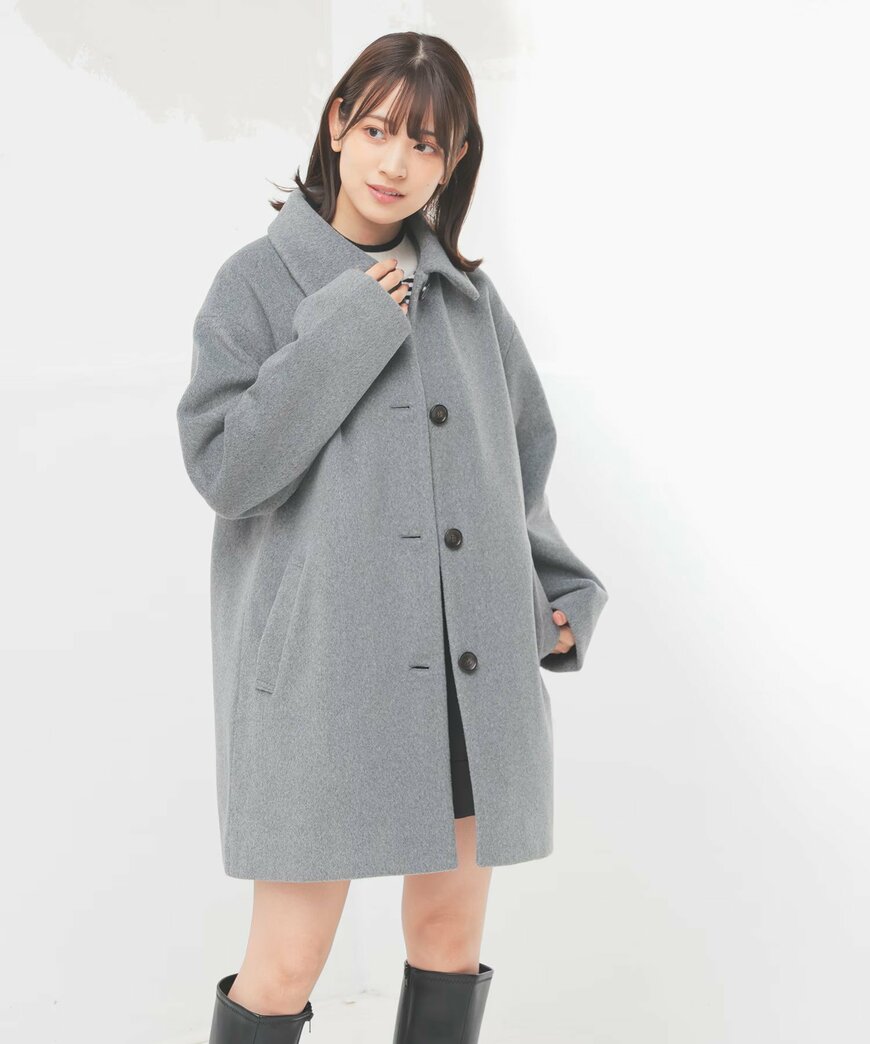 ステンカラーコート