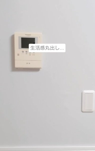 変身前のインターフォン
