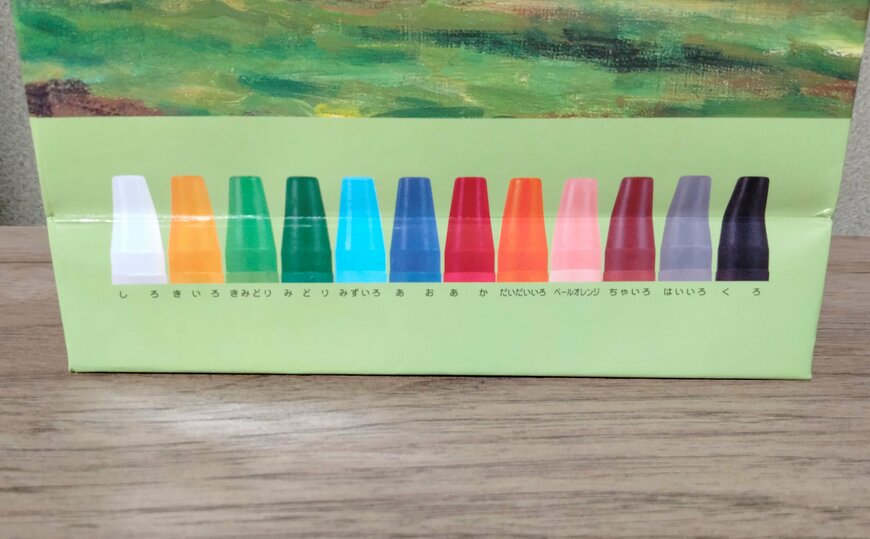 筆者撮影（ダイソー、ペーパーバッグ（ぺんてるくれよん柄））