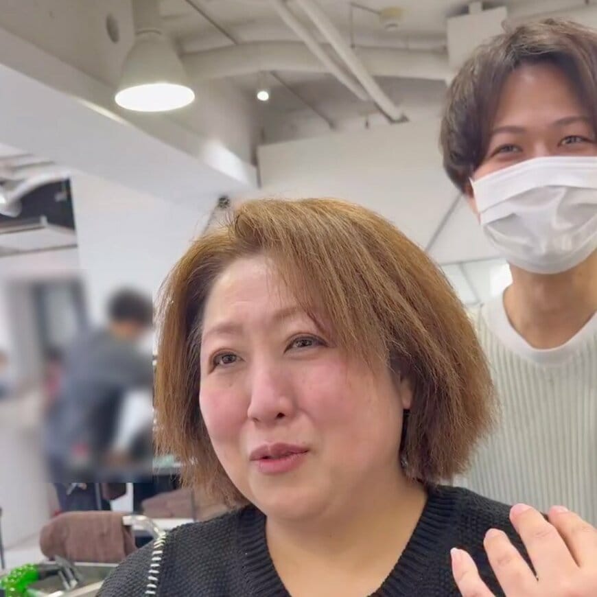 【お任せで】普段ブローをしない女性が”美シルエット”に大変身！「魔法みたい」と大反響