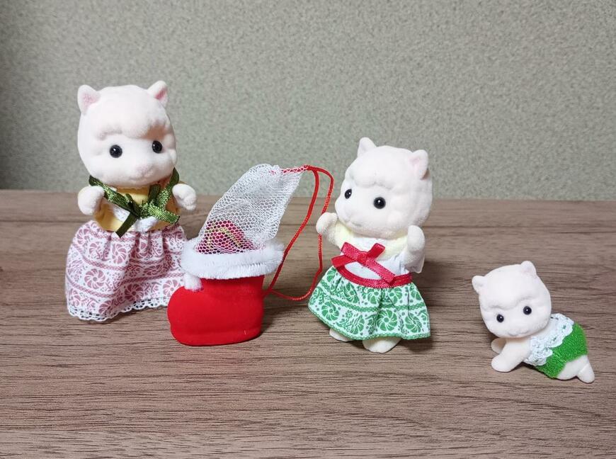 筆者撮影（セリア、サンタブーツオーナメントミニ 2個入）