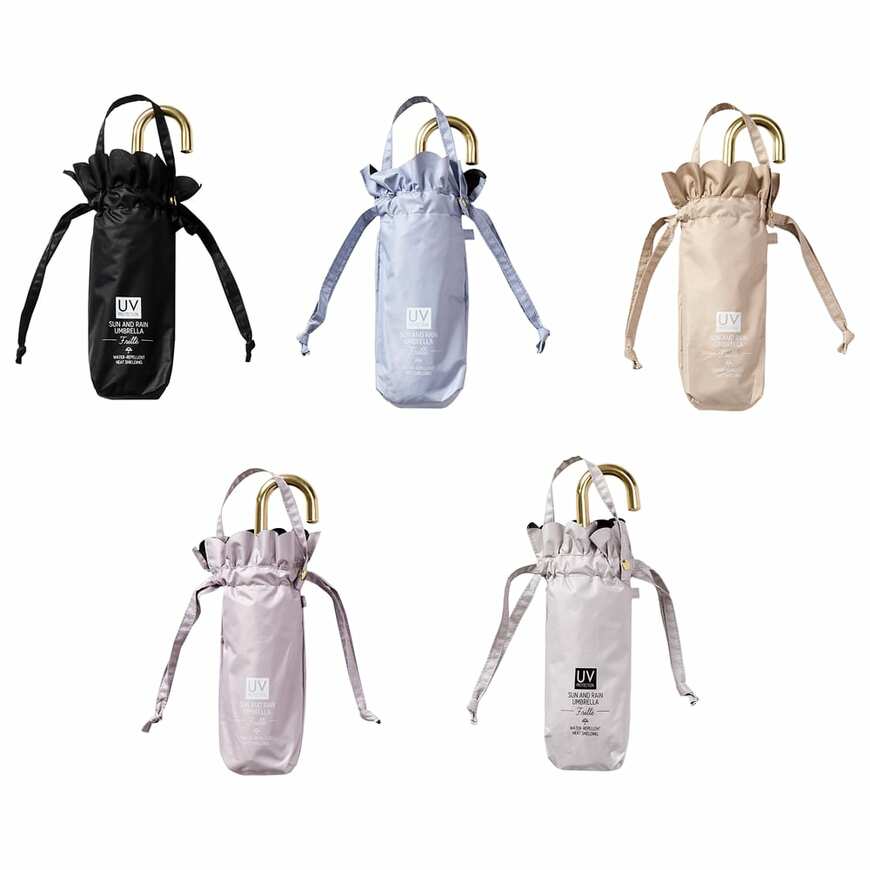 出所：ワークマン公式オンラインストア　レディース晴雨兼用遮光遮熱フリル折りたたみ日傘