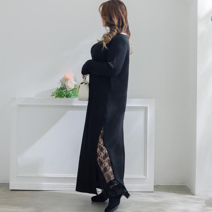 出所：しまむらパーク　レディース　レース切替ワンピース（らむちゃん）