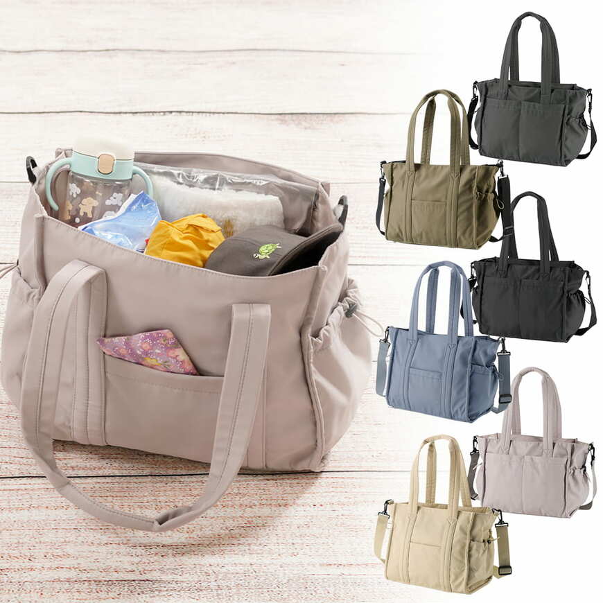 出所：ワークマン公式オンラインストア 高撥水マルチシートインマザーズ2WAYトートバッグ