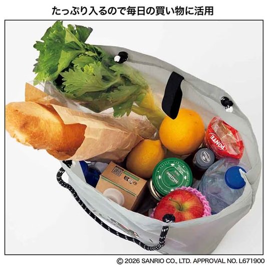 たっぷり入っていつものお買い物にも便利