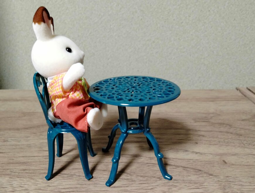 筆者撮影（キャンドゥ、ガーデンチェア・ガーデンテーブル）