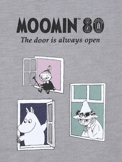 ユニクロ公式 ムーミン ラウンジセット/半袖 GRAY 画像