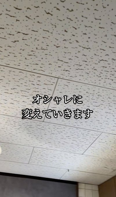 変身前の天井