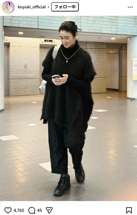 出所：小雪のInstagram（＠koyuki_official） 参照日：2026年2月10日