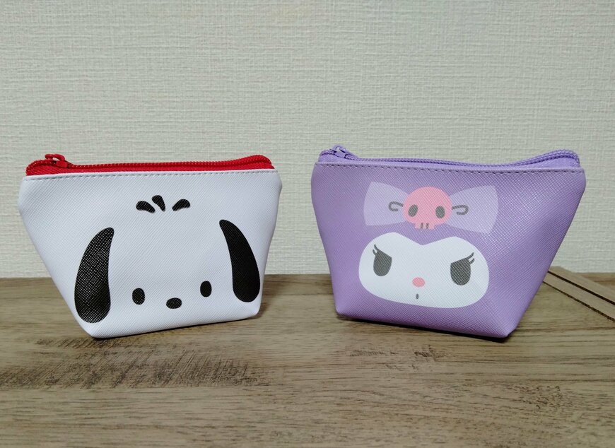 筆者撮影（ダイソー、ミニポーチ（舟形））