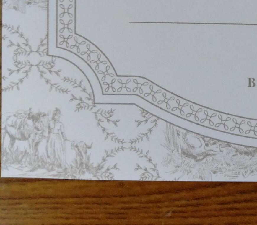 筆者撮影（セリア、レターセット 4セット トワルドジュイスタイル）