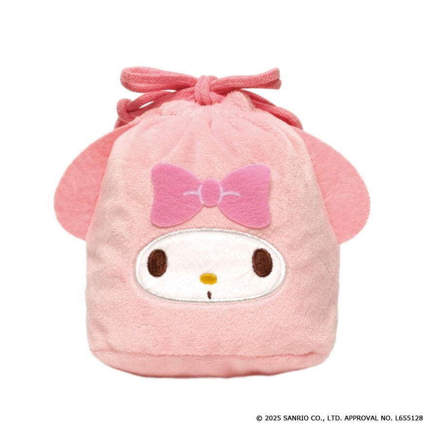 アイピーフォー株式会社公式 サンリオキャラクターズ ふわふわフェイス巾着(マイメロディ)
