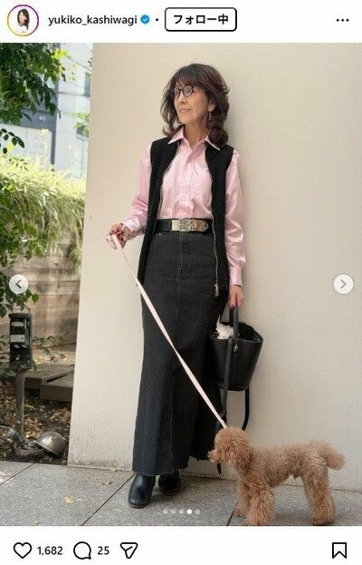 柏木由紀子のInstagram投稿