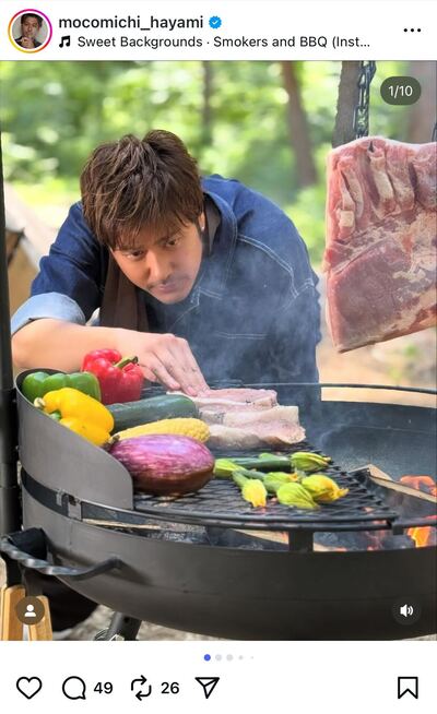 速水もこみちのInstagram投稿