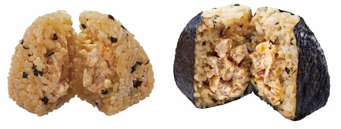 ローソンの新商品:盛りすぎ!チャーシューマヨネーズおにぎり