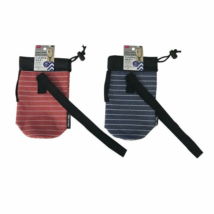 ダイソー公式　ペットボトルホルダー（ボーダー）