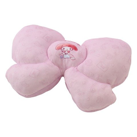 マイメロディ50周年記念のリボン型ダイカットクッション