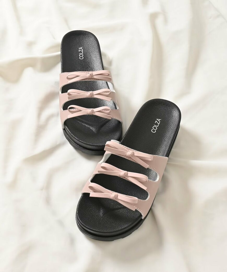 出所：ハニーズ公式　リボンサンダル