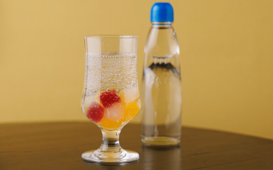                                            ビー玉入り瓶ラムネ（出所：日本ビューホテル株式会社）