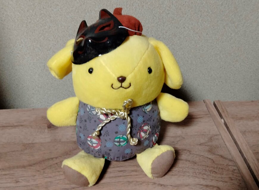 筆者撮影（セリア、ぬい用狐面 ヲタコレ）