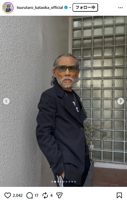 出所：片岡鶴太郎のInstagram（＠tsurutaro_kataoka_official）　参照日：2026年4月7日