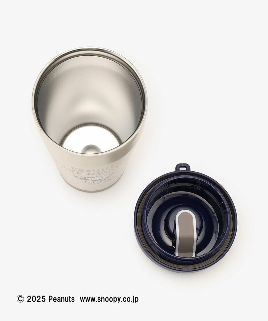 アフタヌーンティー公式 マスコット付きステンレスイージータンブラー 480ml/PEANUTS