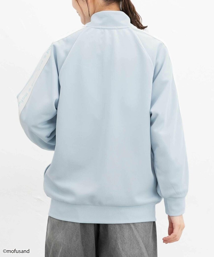 ハニーズ公式　mofusand／トラックジャケット（サックス）（丈感）