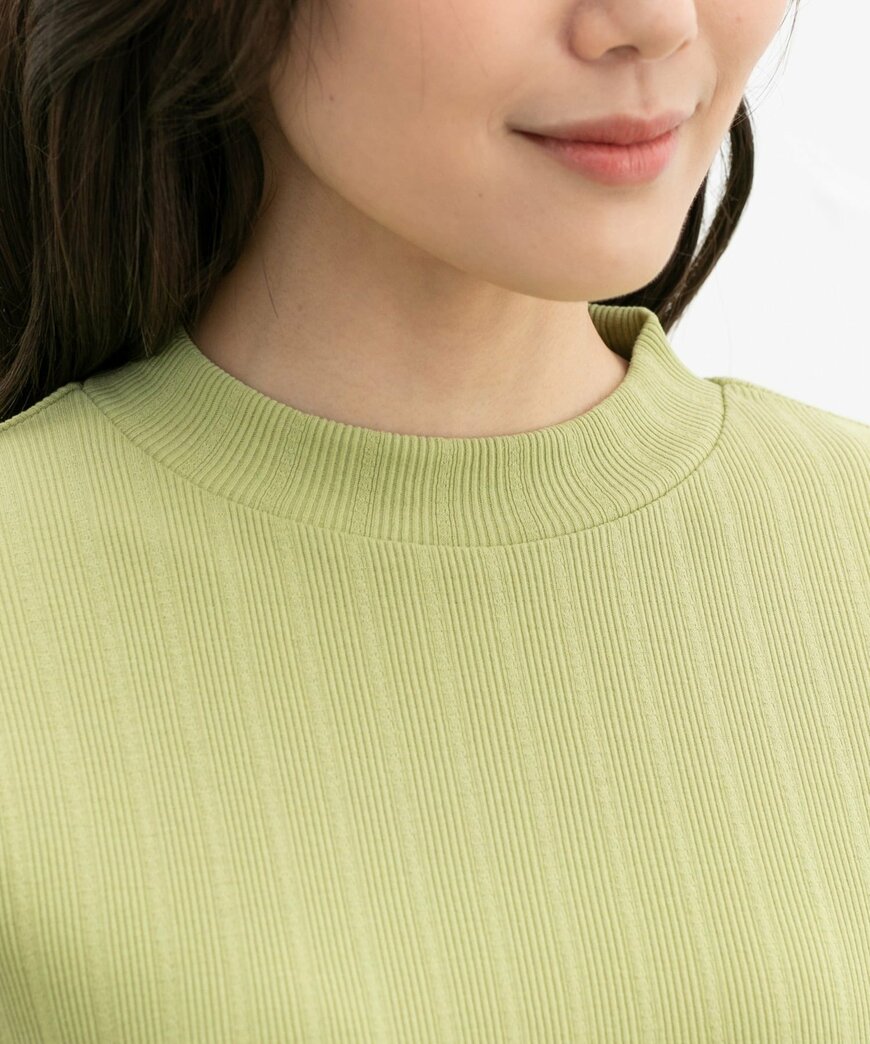 ハニーズ公式　７分袖ハイネックＴシャツ