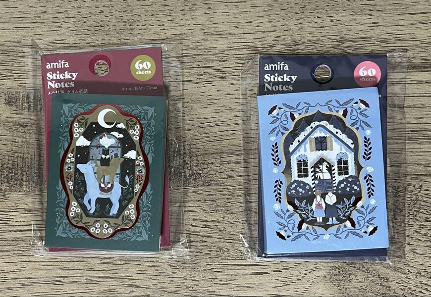 キャンドゥ、メモ付箋 60P グリム童話商品画像