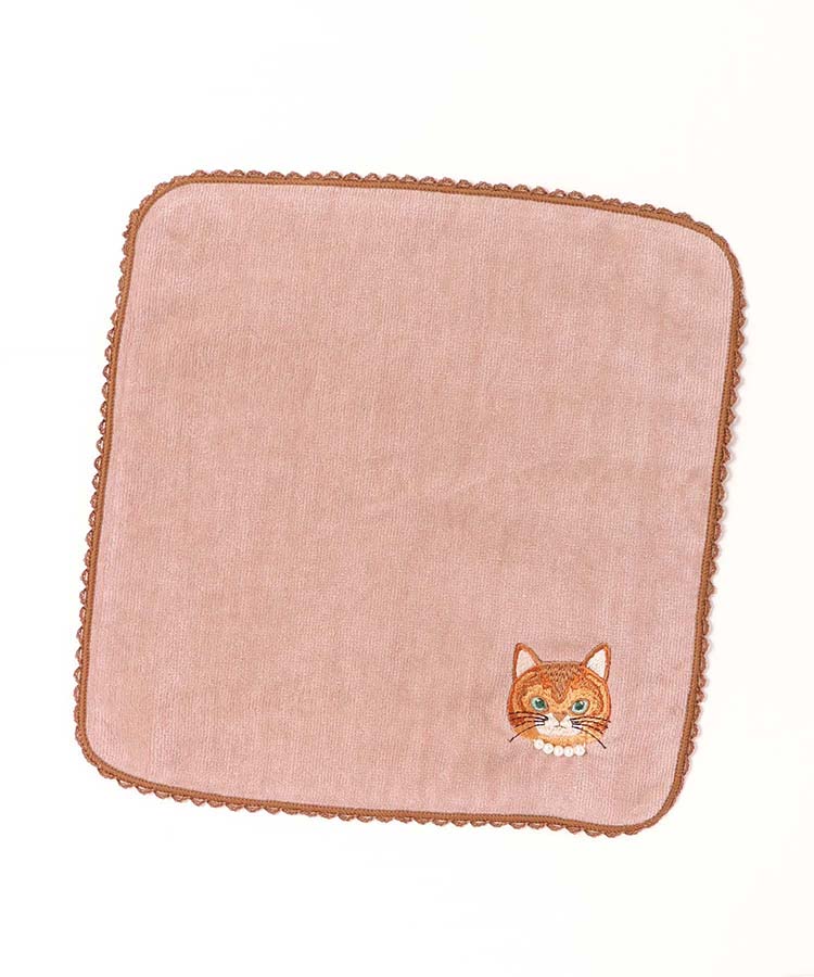 ブルーブルーエ公式 キャットパールタオルハンカチの画像
