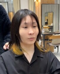 【劇的イメチェン】伸ばしていた髪をバッサリカット…おしゃれな「マッシュウルフ」に大変身！