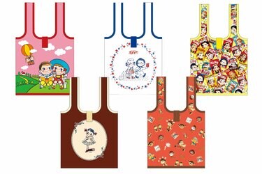 不二家【ペコちゃん】新作グッズに注目！レトロでポップな〈エコバッグ 