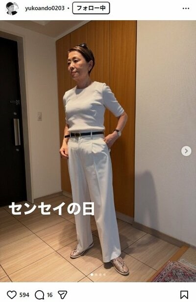 安藤優子のInstagram投稿