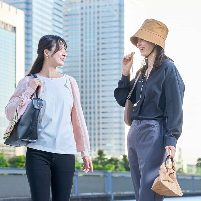 被った時の美しさにこだわっているのも魅力です