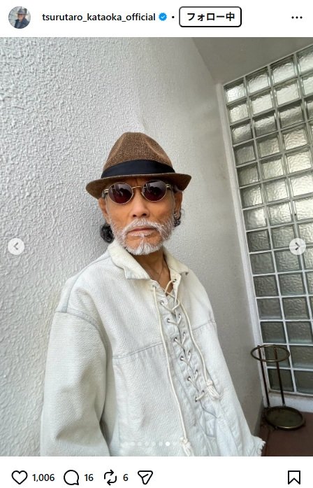 出所：片岡鶴太郎のInstagram（＠tsurutaro_kataoka_official） 参照日：2026年4月24日