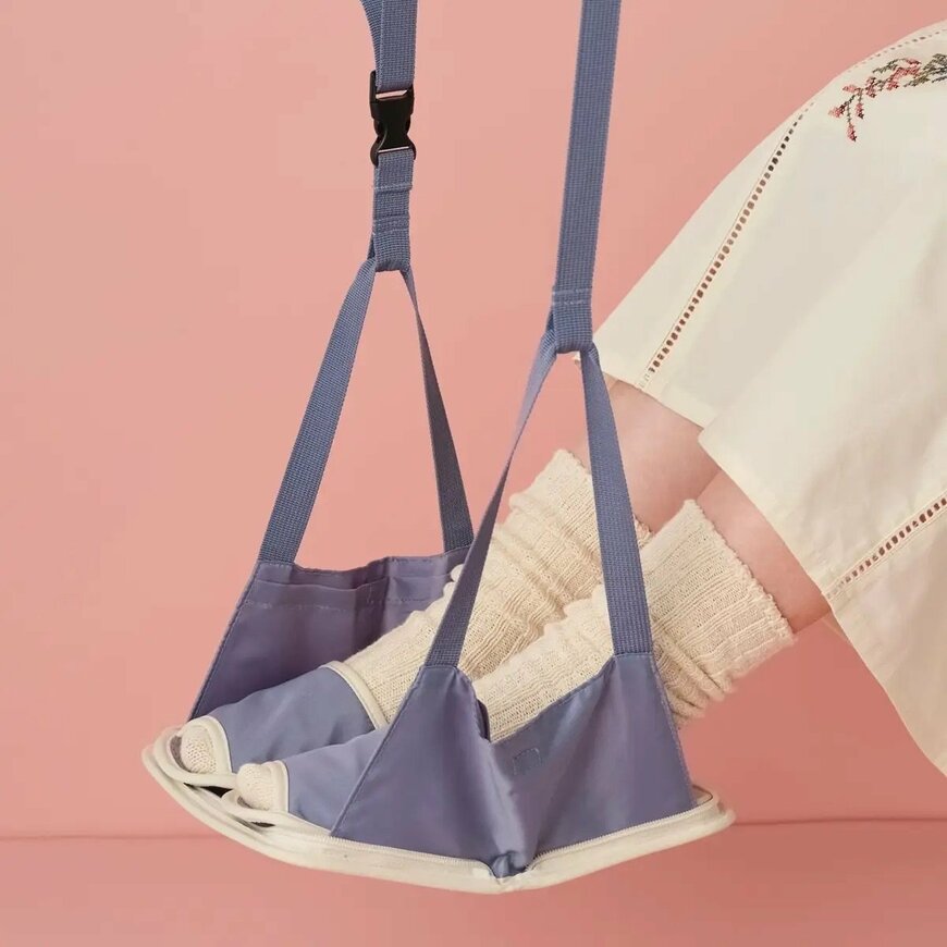 出所：株式会社ＩＣＬ　携帯スリッパ付きフットレスト