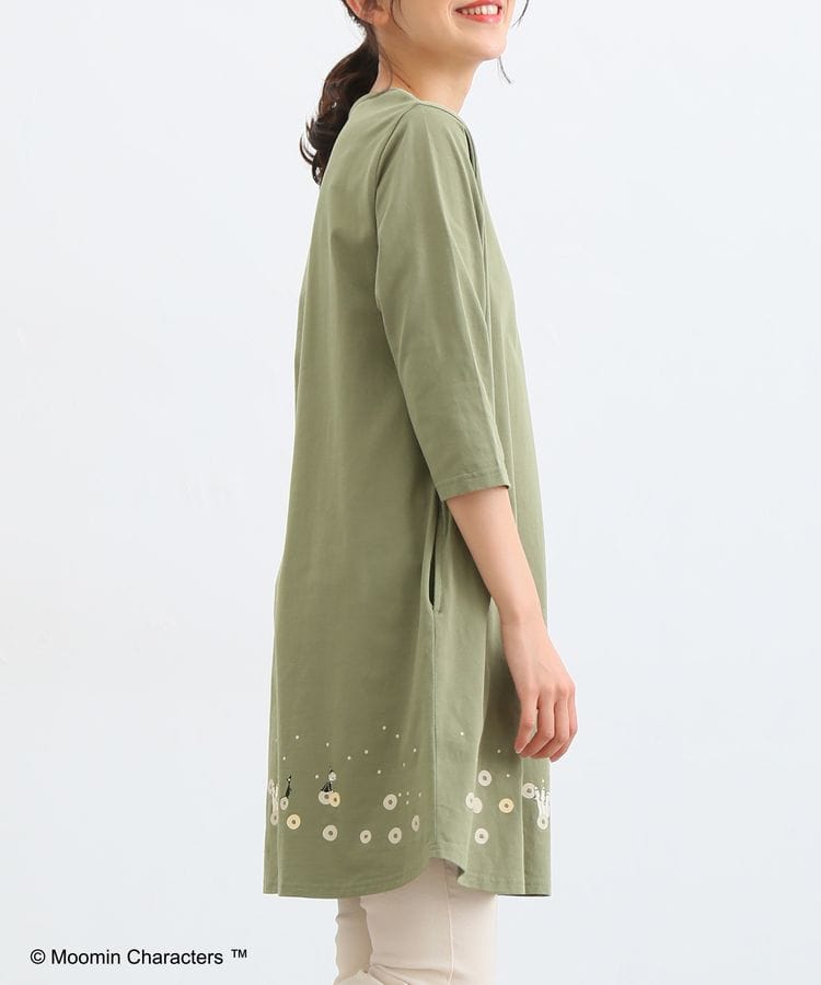 出所：ハニーズ公式通販 ムーミン/7分ワンピース
