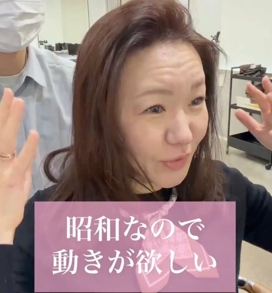 「動きが欲しい」とお任せした女性が衝撃イメチェン！＜上品なミディアムレイヤー＞が154万回再生の大反響