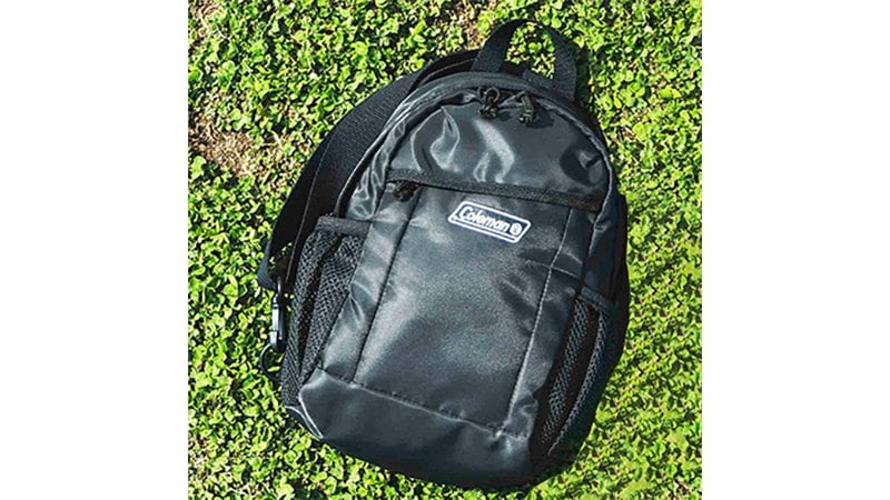 出所：ローソン　Coleman BRAND BOOK #07 WALKER 3WAY BAG BLACK clear package
