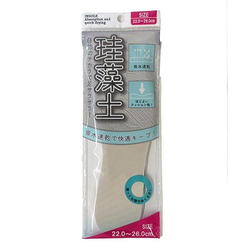 出所:キャンドゥ公式 珪藻土インソール 22~26CM
