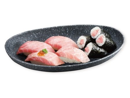 くら寿司の新商品：極上大とろ盛り合わせ　1490円