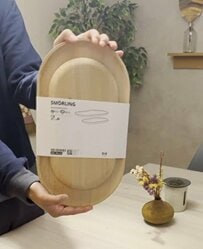 【簡単DIY】ソファに飲み物を置きたい！→IKEAトレイで「ソファ専用コースター」を作って解決
