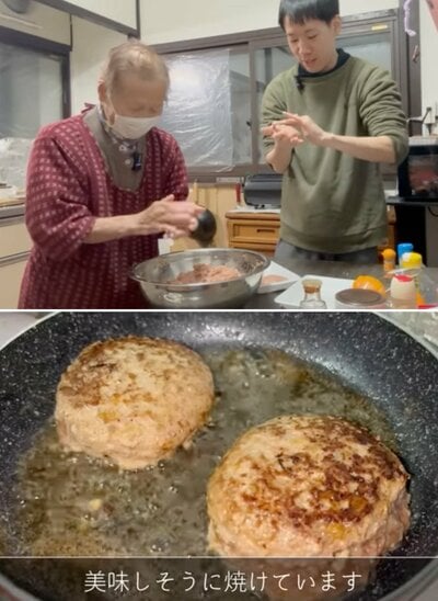 94歳の調理風景