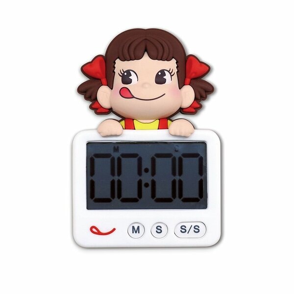 ペコちゃんフォルムがかわいいキッチンタイマー